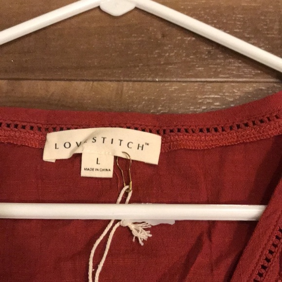 Burnt orange hobo top - Picture 5 of 5